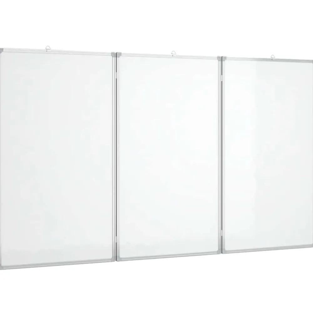 Whiteboard magnetisch inklapbaar 120x80x1,7 cm aluminium>vidaXL Discount
