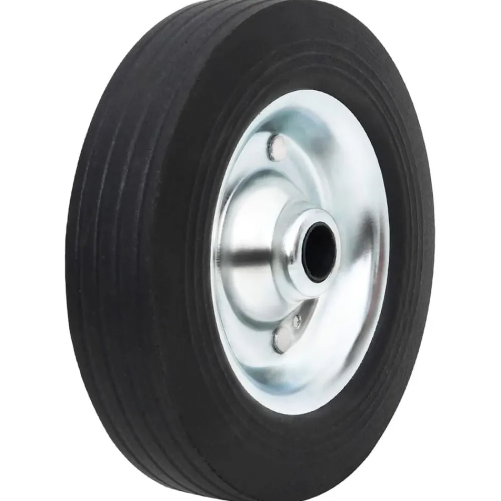 Wiel voor stuurwiel Ø20x5 cm massief rubber en staal>vidaXL Best