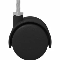 Wielen 2 pcs Zwart 40,1 x 37,8 mm PP en IJzer><noscript><img width=