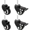 Wielen voor plantenbak 4 st 8x3,5x8 cm ijzer zwart>vidaXL Sale