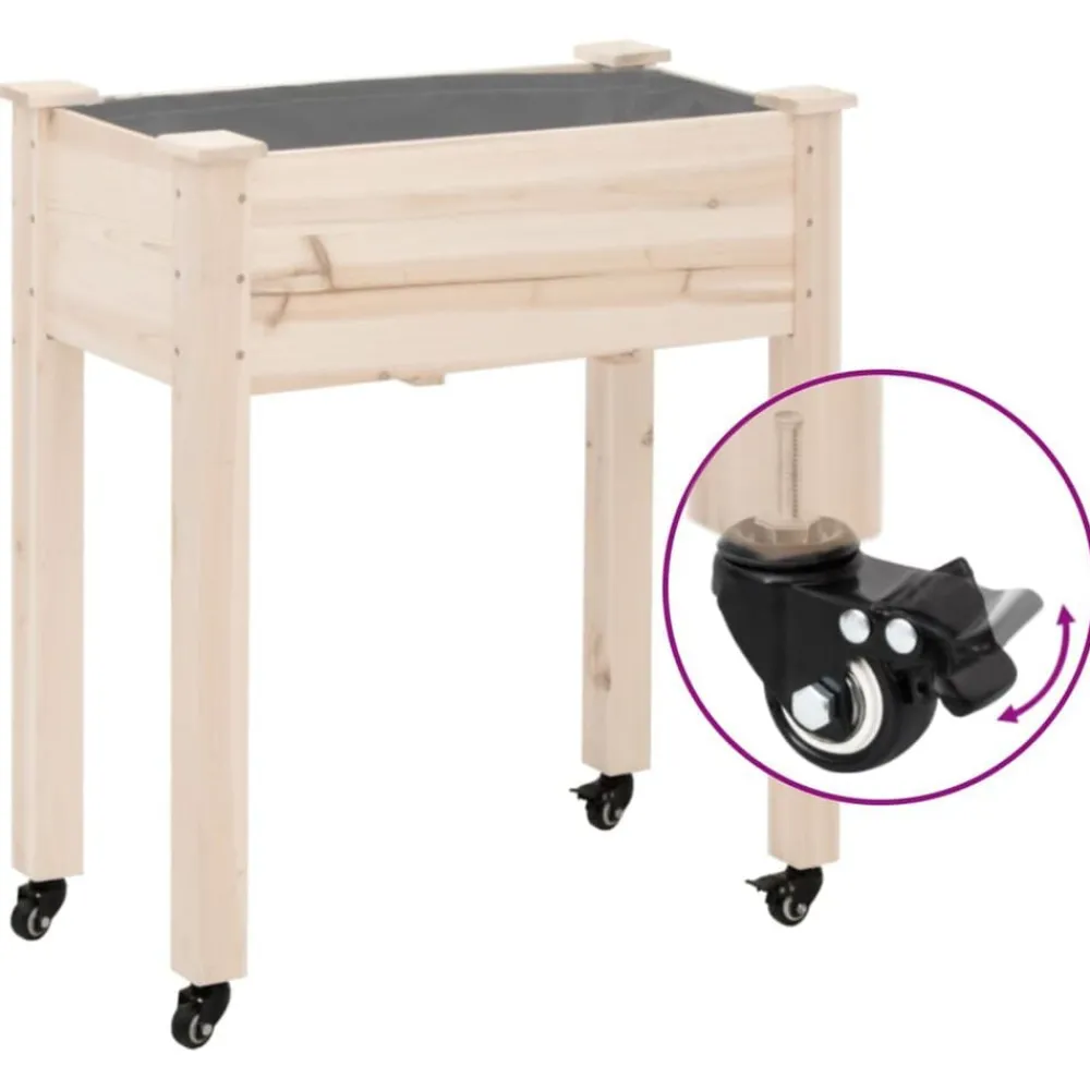 Wielen voor plantenbak 4 st 8x3,5x8 cm ijzer zwart>vidaXL Sale