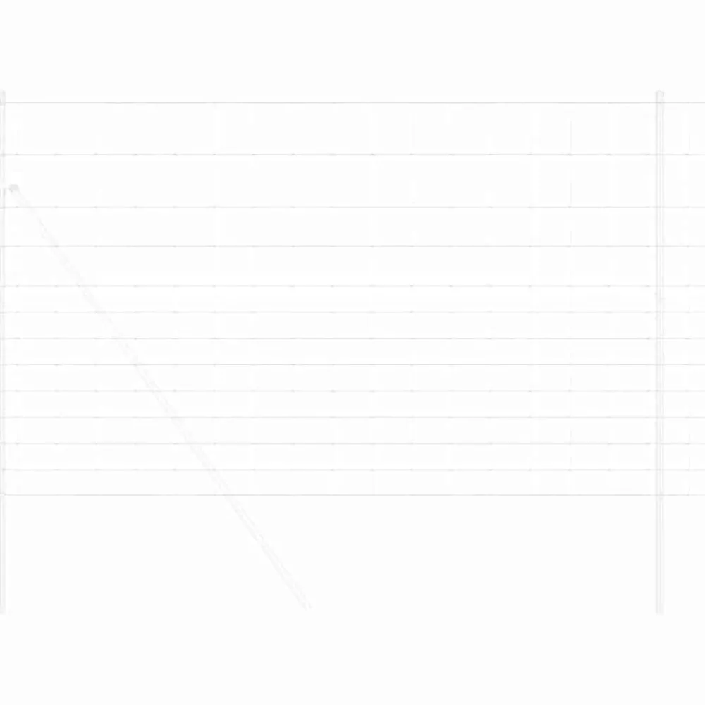 Tuinafscheidingen*vidaXL Wilde Hek Warm Verzinkt 1000 x 150 x 0,18 cm IJzer