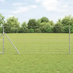Tuinafscheidingen*vidaXL Wilde Hek Warm Verzinkt 1000 x 100 x 0,18 cm IJzer