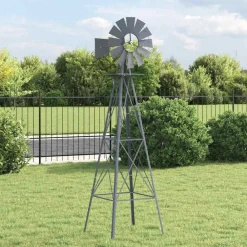 Windmolen Grijs 84 x 68 x 245 cm IJzer><noscript><img width=