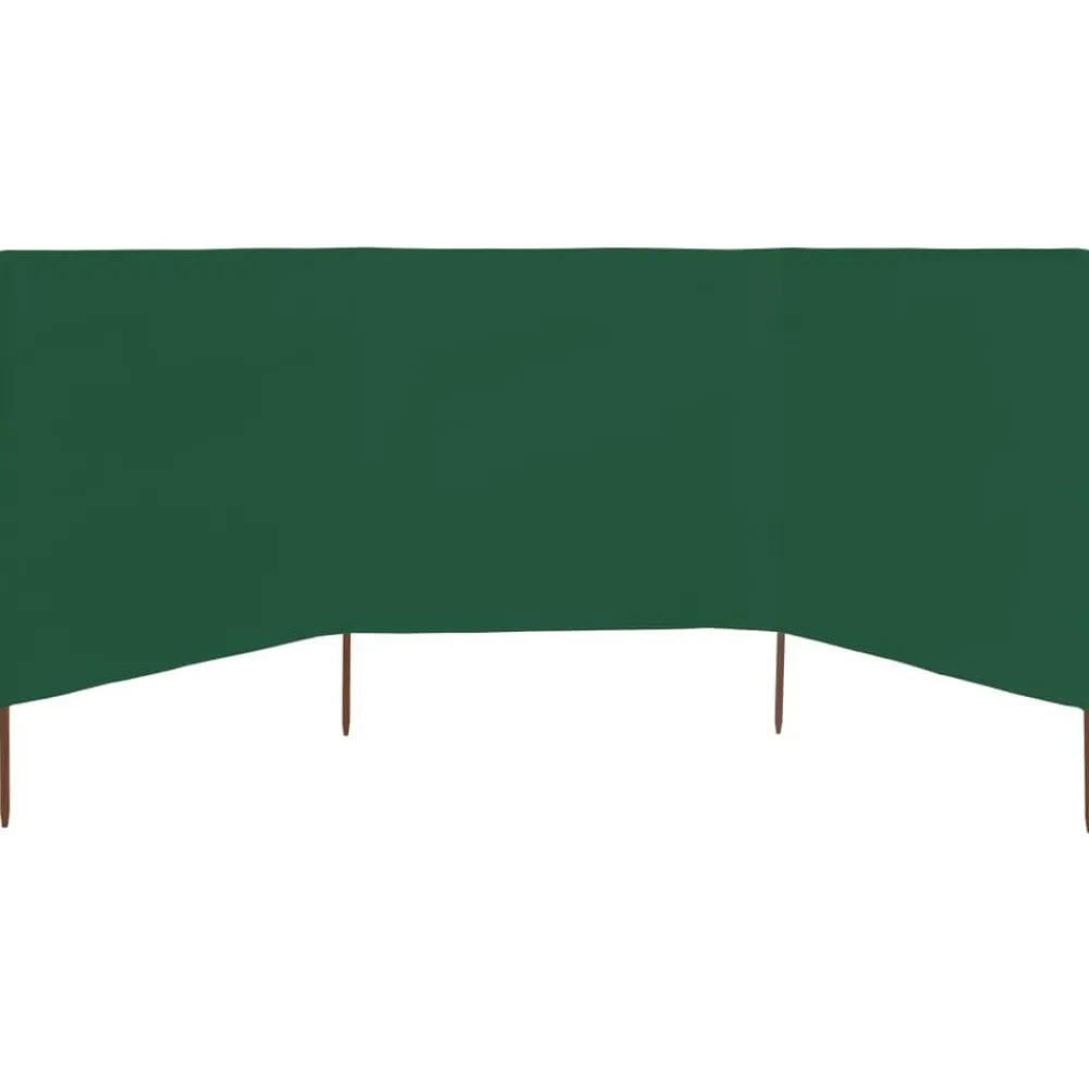 Windscherm 3-panelen 400x120 cm stof>vidaXL