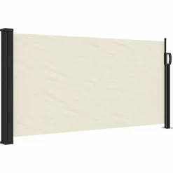 Windscherm uittrekbaar 100x300 cm crèmekleurig>vidaXL Clearance