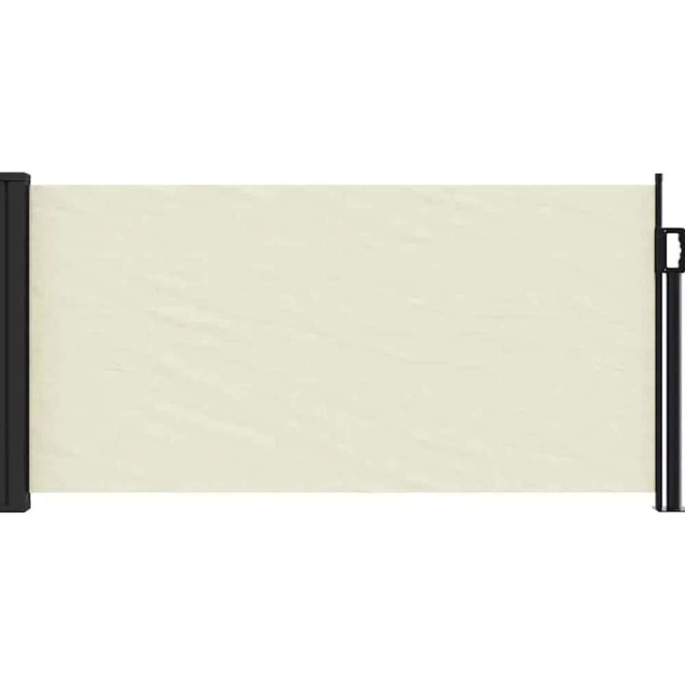 Windscherm uittrekbaar 100x300 cm crèmekleurig>vidaXL Clearance