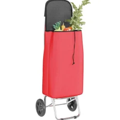 Bagage & Tassen*vidaXL Winkel trolley 35 x 28 x 92 cm Oxford stof Rood