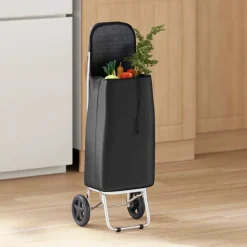 Winkel trolley 35 x 28 x 92 cm Oxford stof>vidaXL Best