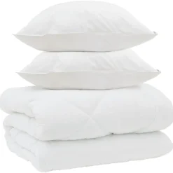 Winter Dekbed met kussen 3 pcs Wit Microvezel>vidaXL Best