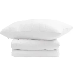 Linnengoed*vidaXL Winter Dekbed met kussen 2 pcs Wit Donsveertjes