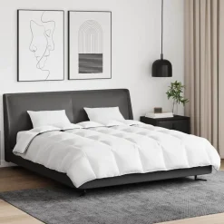 Winter Dekbed met kussen 3 pcs Wit Donsveertjes>vidaXL Discount