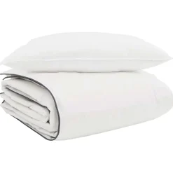 Linnengoed*vidaXL Winter Dekbed met kussen 2 pcs Wit Donsveertjes