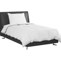 Linnengoed*vidaXL Winter Dekbed met kussen 2 pcs Wit Donsveertjes