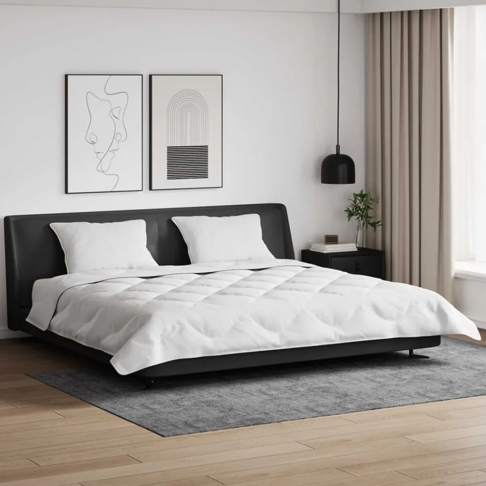 Winter Dekbed met kussen 3 pcs Wit Microvezel>vidaXL Clearance
