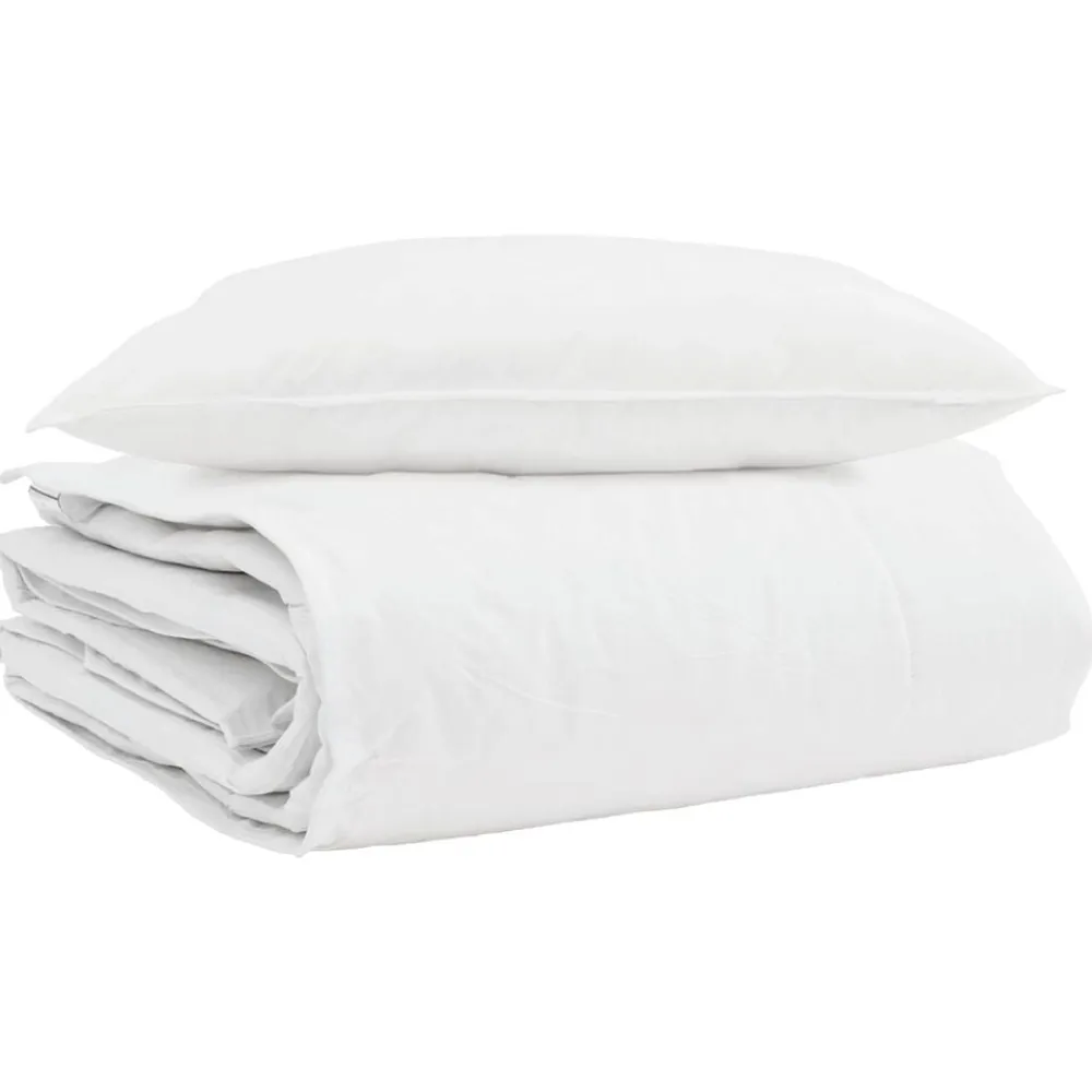 Winter Dekbed met kussen 2 pcs Wit Donsveertjes>vidaXL Outlet