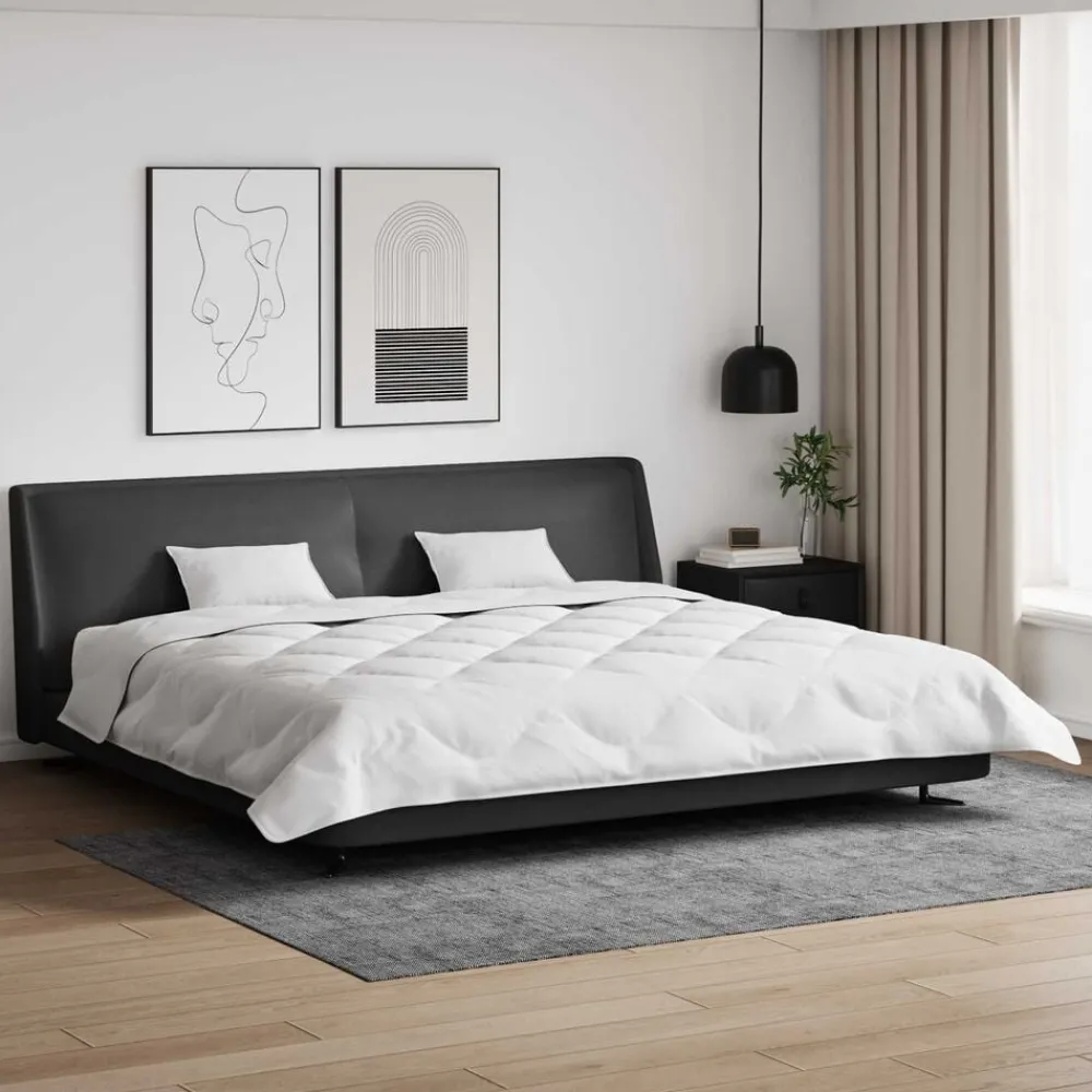 Winter Dekbed met kussen 3 pcs Wit Microvezel>vidaXL Best