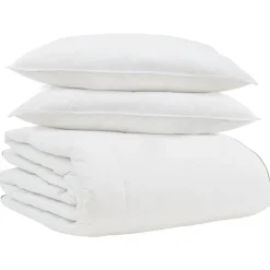 Winter Dekbed met kussen 3 pcs Wit Donsveertjes>vidaXL Best