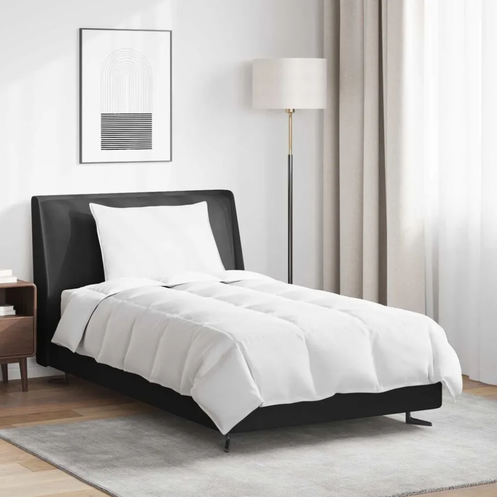Winter Dekbed met kussen 2 pcs Wit Donsveertjes>vidaXL Outlet