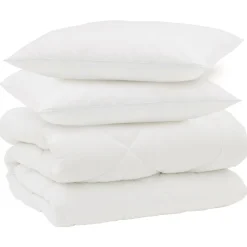 Winter Dekbed met kussen 3 pcs Wit Microvezel>vidaXL Online