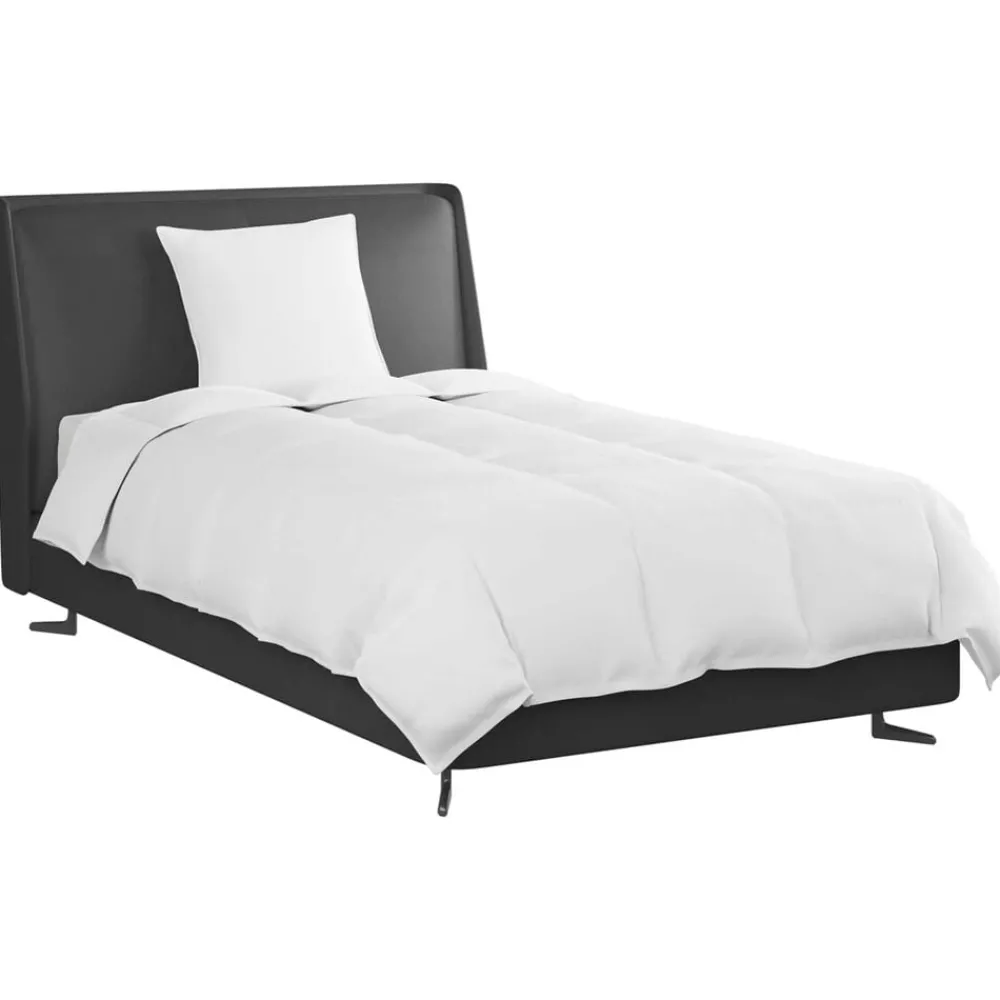 Linnengoed*vidaXL Winter Dekbed met kussen 2 pcs Wit Donsveertjes