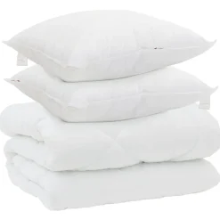 Winter Dekbed met kussen 3 pcs Wit Microvezel>vidaXL Clearance