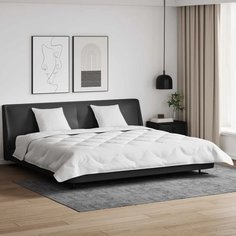 Winter Dekbed met kussen 3 pcs Wit Microvezel>vidaXL Clearance