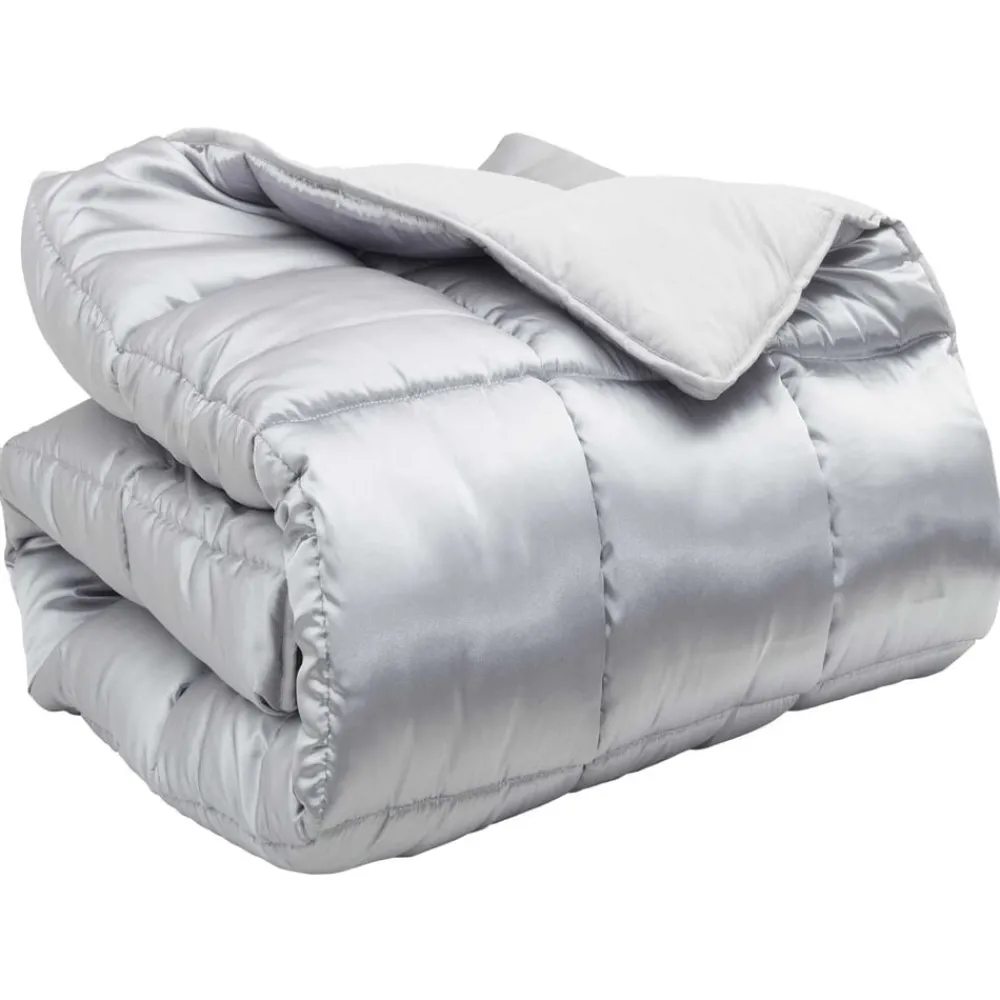 Winter Dekbed 135 x 200 cm Satijn en Microfiber>vidaXL Best
