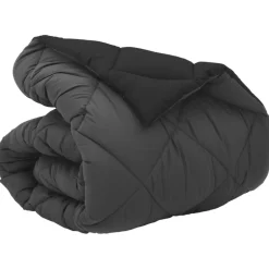 Winter Dekbed Zwart en Anthraciet 135 x 200 cm Microfiber>vidaXL