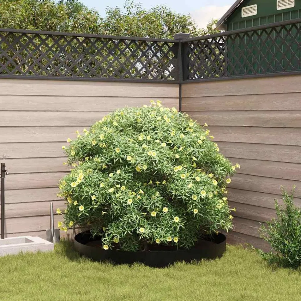 Tuin & Gazon*vidaXL Worteldoek Zwart 0,7 x 3 m Polyetheen