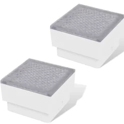 2x LED-lamp verzonken 100x100x68 mm>vidaXL Online