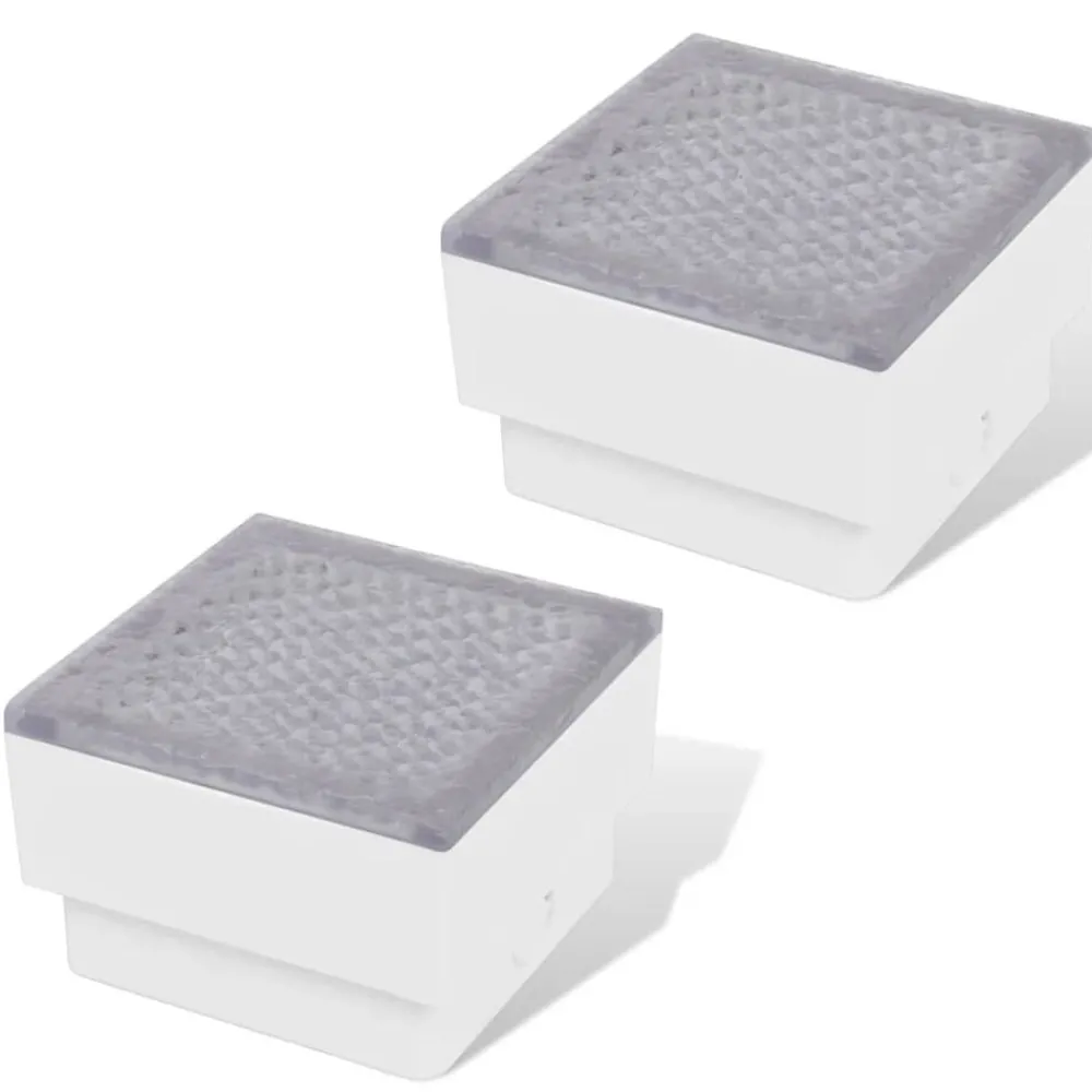 2x LED-lamp verzonken 100x100x68 mm>vidaXL Online