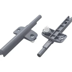 Zachte Sluitdempers 2 pcs Grijs 125 x 47 x 15 mm PP>vidaXL Best