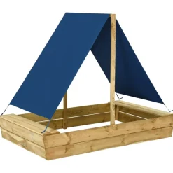 Zandbak met dak 160x100x133 cm geïmpregneerd grenenhout>vidaXL Best