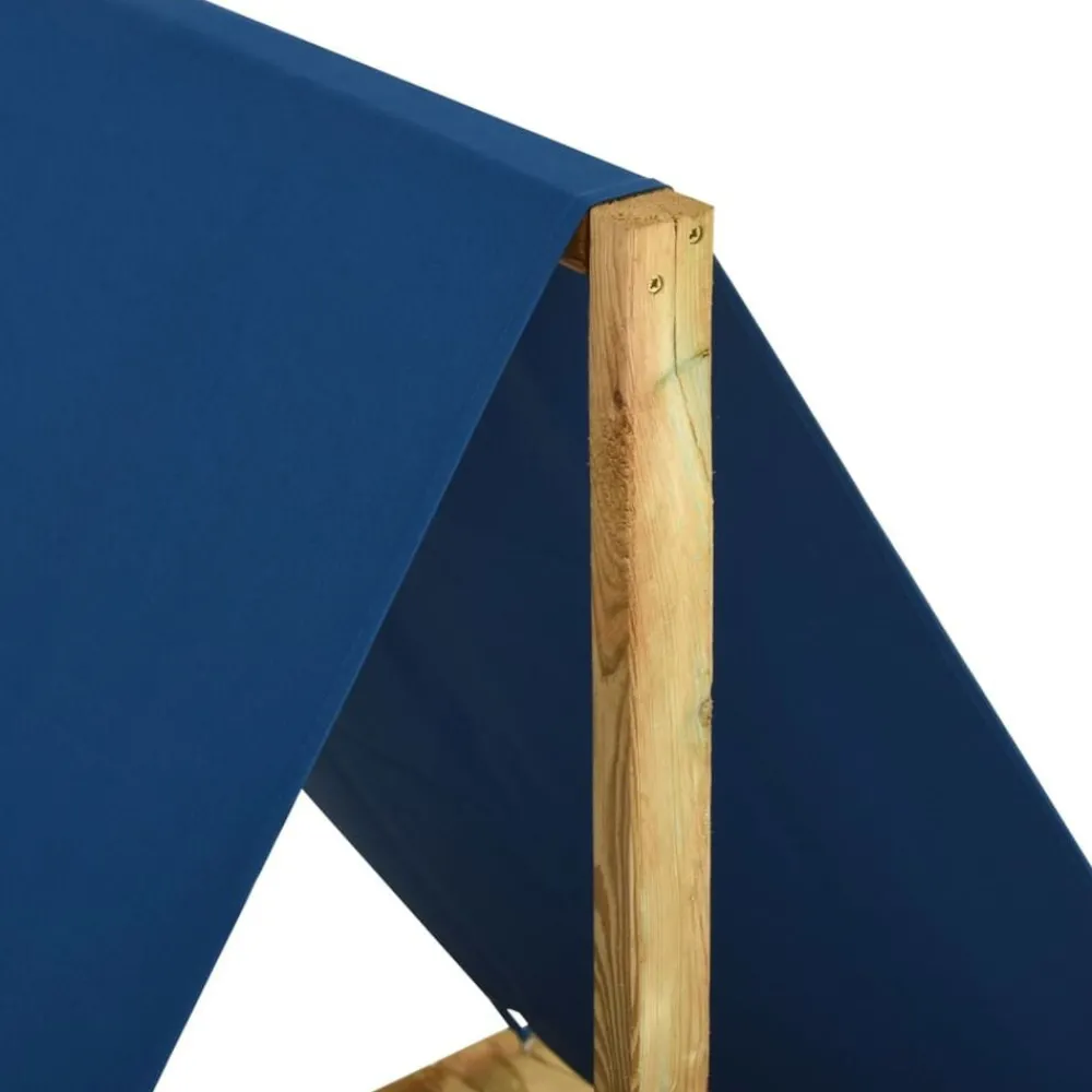 Zandbak met dak 160x100x133 cm geïmpregneerd grenenhout>vidaXL Best