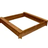Zandbak vierkant hout>vidaXL Best