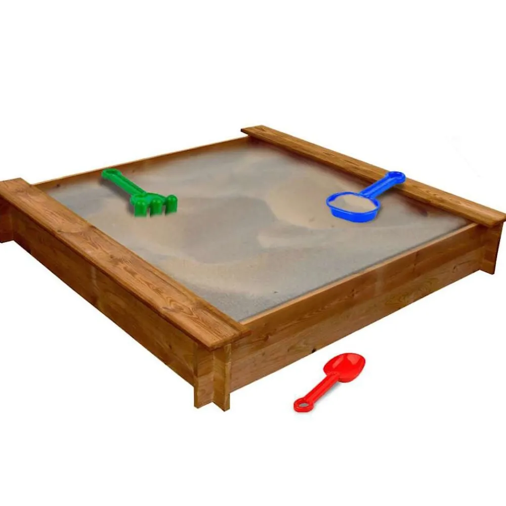 Zandbak vierkant hout>vidaXL Best