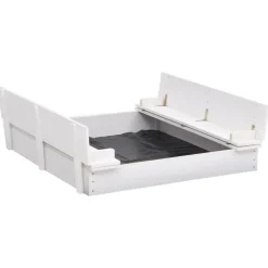 Zandbak 95x90x15 cm vurenhout>vidaXL Sale
