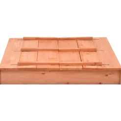 Buitenspeelgoed*vidaXL Zandbak 95x90x15 cm vurenhout Bruin