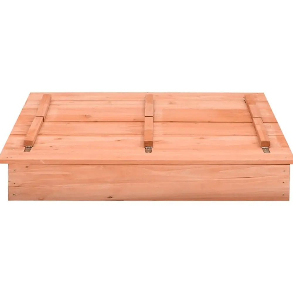 Buitenspeelgoed*vidaXL Zandbak 95x90x15 cm vurenhout Bruin