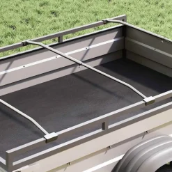 Zeildoekbevestiging voor aanhangwagens 3 pcs Zilver 130-210 cm>vidaXL Online