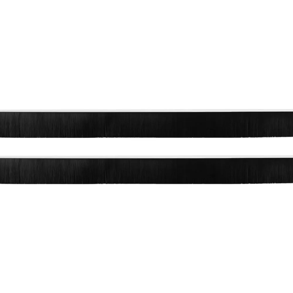 Zelfklevende Deurborstels 2 pcs 100 cm Aluminium Legering>vidaXL New