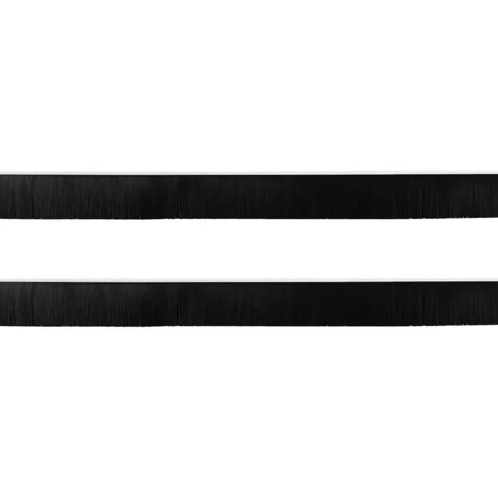 Zelfklevende Deurborstels 2 pcs 100 cm Aluminium Legering>vidaXL Discount