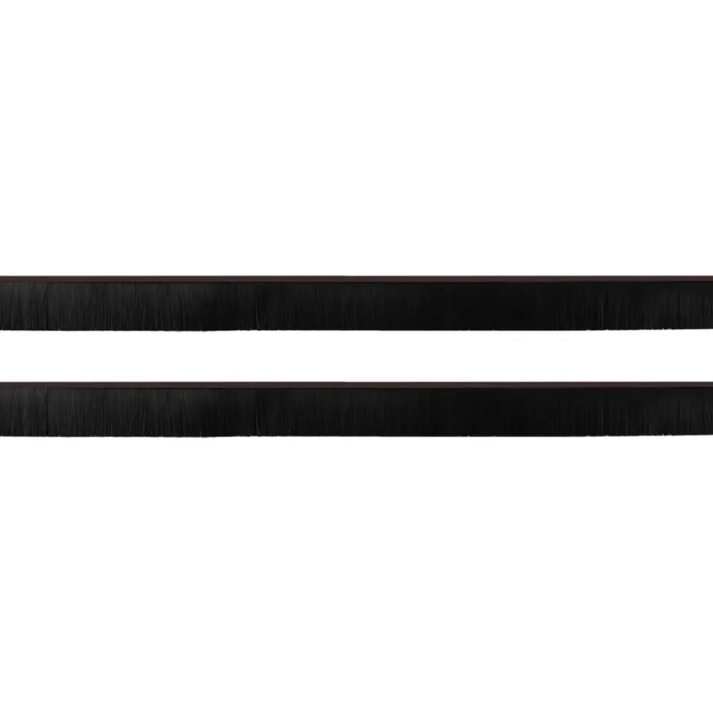 Zelfklevende Deurborstels 2 pcs 100 cm Aluminium Legering>vidaXL New