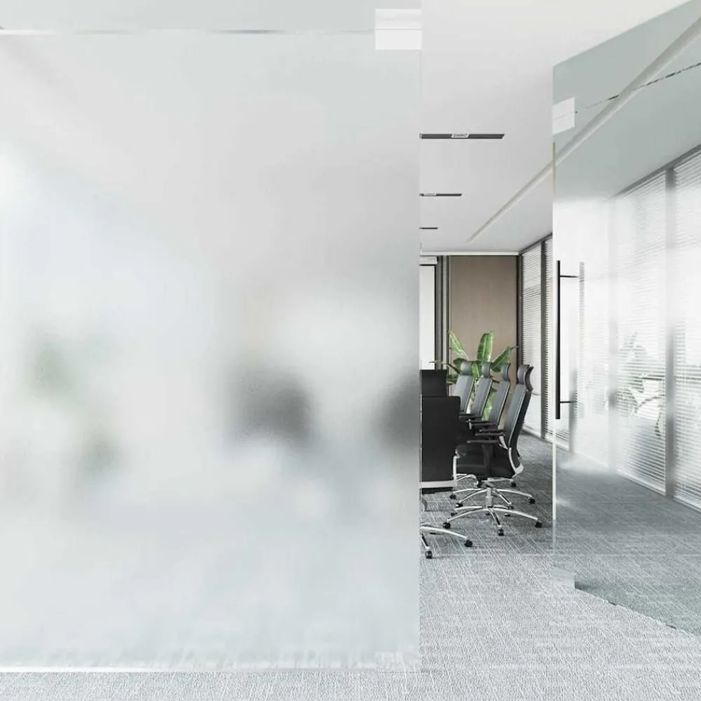 Zelfklevende Raamfolie Frosted Grijs 45 x 2000 cm PVC>vidaXL New