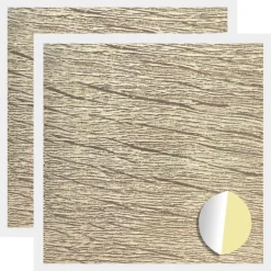 Bouwbeslag*vidaXL Zelfklevende Schroefhoes 2 pcs Ø 20 x 0,5 mm Sonoma eiken