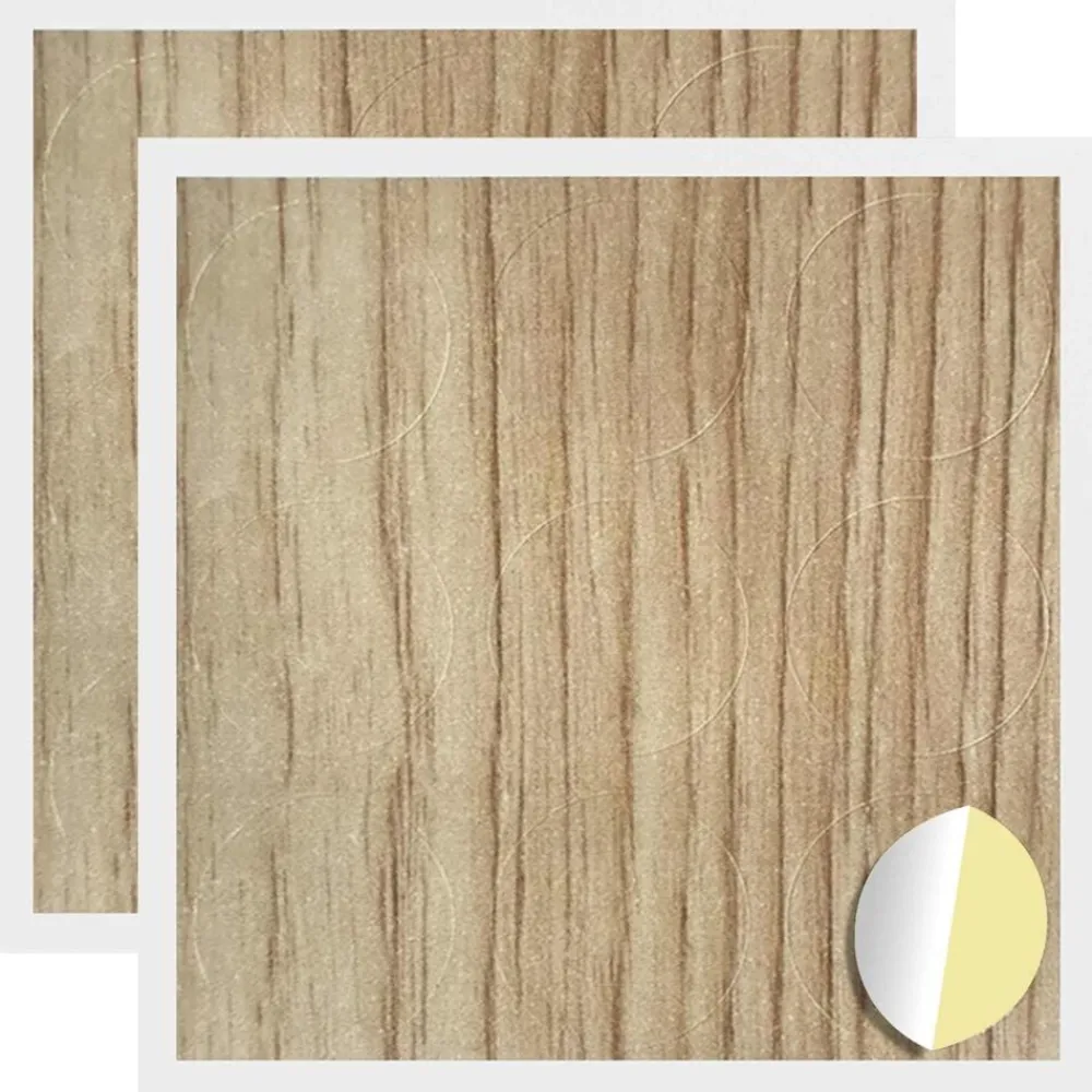 Bouwbeslag*vidaXL Zelfklevende Schroefhoes 2 pcs Artisan Eiken Ø 20 x 0,5 mm artisanaal eikenkleurig