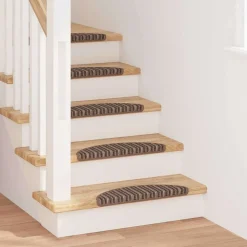 Huishoudelijke Benodigdheden*vidaXL Zelfklevende Trapmatten 15 pcs 56 x 17 x 3 cm Bruin