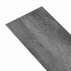 Bouwmaterialen*vidaXL Zelfklevende Vloerplank 32 pcs Glanzend Grijs 4,46 m² PVC Licht- en donkergrijs
