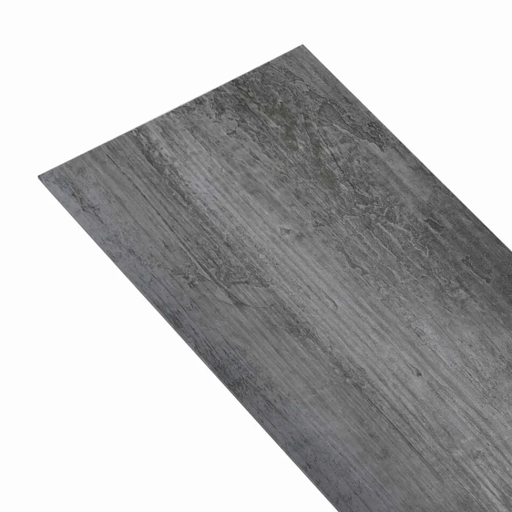 Bouwmaterialen*vidaXL Zelfklevende Vloerplank 32 pcs Glanzend Grijs 4,46 m² PVC Licht- en donkergrijs